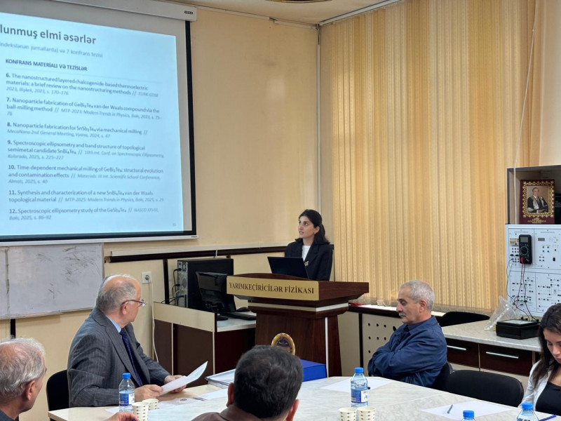 Doktorluq dissertasiyasının ilkin müzakirəsi keçirilib