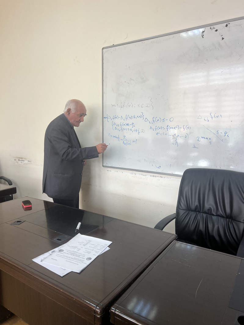 “Riyazi kibernetika” kafedrasının növbəti elmi seminarı keçirilmişdir.