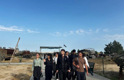 BDU tələbələri Hərbi Qənimətlər Parkında