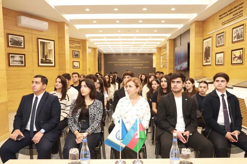 BDU-da “Ümummilli Lider: Heydər Əliyev mühazirələri” layihəsinin növbəti görüşü