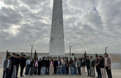 8 Noyabr - Zəfər Gününün 6-cı il dönümü münasibəti ilə Hərbi Memorial Məzarlığa yürüş keçirilib