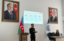 Coğrafiya fakültəsində turizmin inkişafı və gənclər üçün imkanlara dair təlim keçirilib