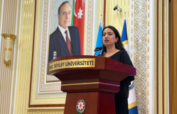 BDU-da Qarabağın orta əsr şəhərlərinin arxeoloji memarlığı müzakirə olunub