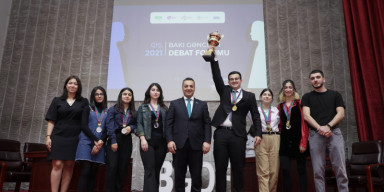 BDU-nun komandası “Bakı Gənclər Debat Forumu: Qış mövsümü” layihəsində qalib olub