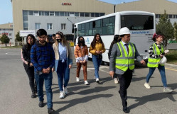 “Beynəlxalq Yer günü” ilə bağlı tələbələr "Təmiz Şəhər” ASC-nin təsərrüfat sahələrində olublar