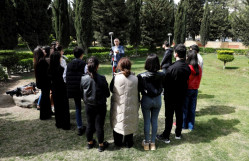 BDU-nun magistrantları Fasiləsiz Fəaliyyət Göstərən İstinad Stansiyalarının iş prinsipləri ilə tanış olublar