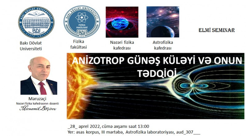 Nəzəri fizika və Astrofizika kafedralarının birgə seminarı keçirilib.